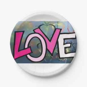 Paper plates Valentine's Day