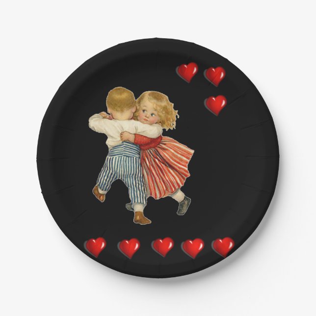 Paper plates Valentine's Day (Front)
