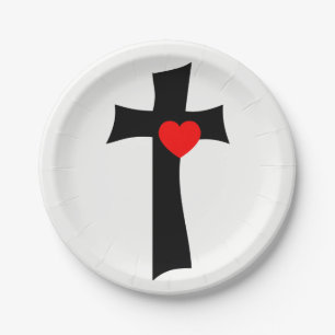 Paper plates Valentine's Day