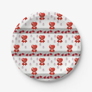 Paper plates Valentine's Day