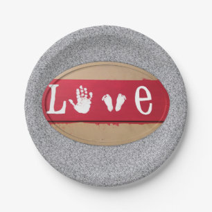 Paper plates Valentine's Day