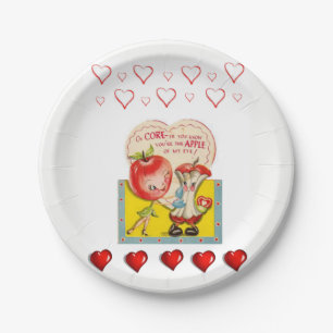 Paper plates Valentine's Day