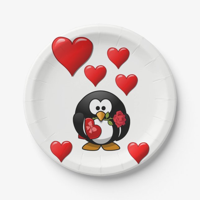 Paper plates Valentine's Day (Front)