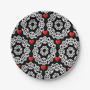 Paper plates Valentine's Day