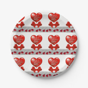 Paper plates Valentine's Day