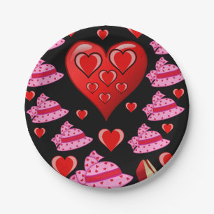 Paper plates Valentine's Day