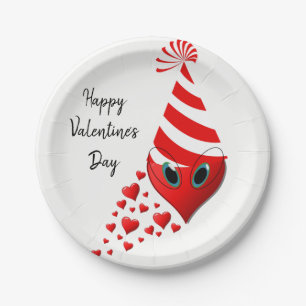 Paper plates Valentine's Day