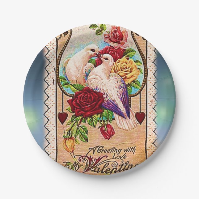 Paper plates Valentine's Day (Front)