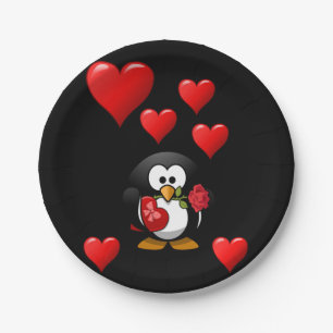 Paper plates Valentine's Day