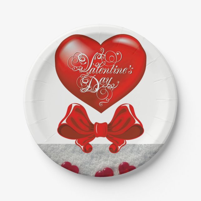 Paper plates Valentine's Day (Front)