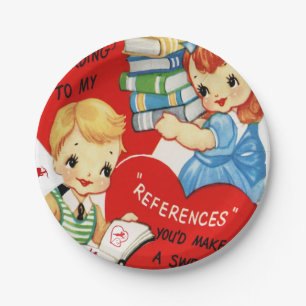 Paper plates Valentine's Day