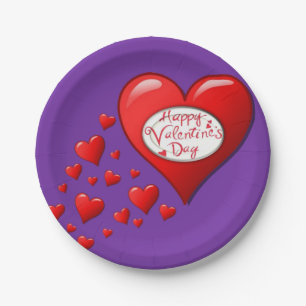 Paper plates Valentine's Day