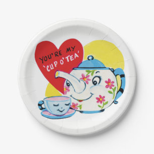 Paper plates Valentine's Day