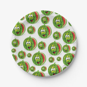Paper plates Watermelons