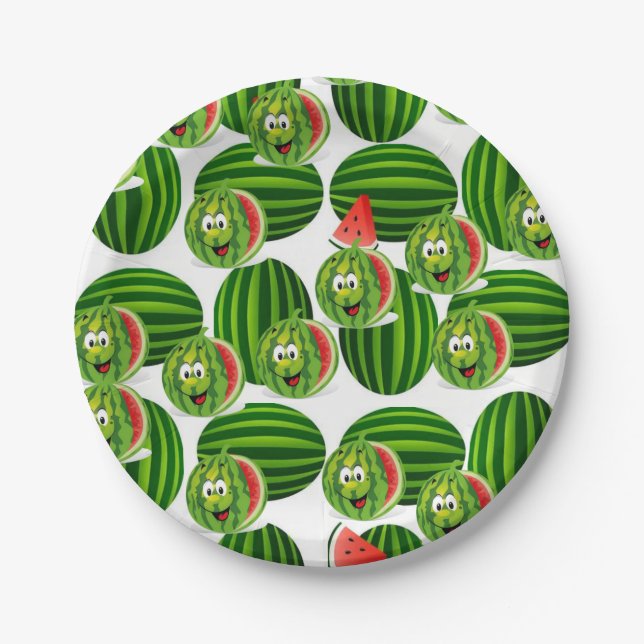 Paper plates Watermelons (Front)