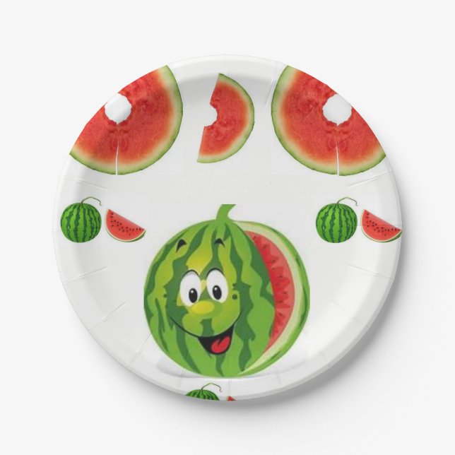 Paper plates Watermelons (Front)