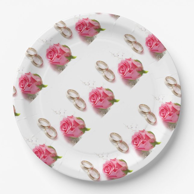 Paper Plates/Wedding Paper Plate (Front)