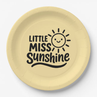 Paper Plato - Little Miss Sunshine Plate