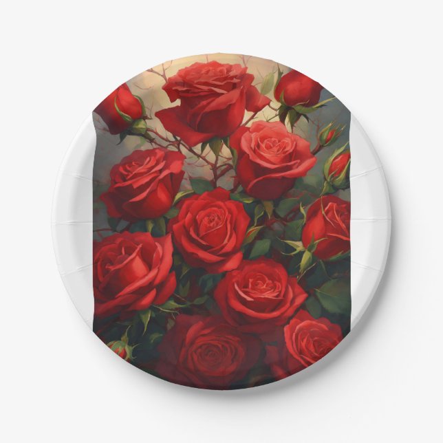 Paper printed plate best quality design printed (Front)