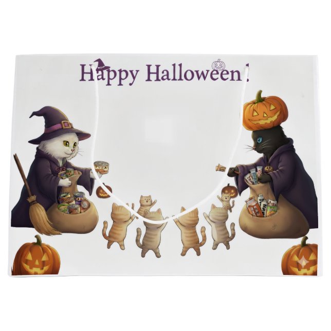 Paper&pukku happy halloween! large gift bag (Front)