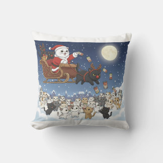 Paper&Pukku Merry Christmas! Throw Pillow