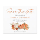 PAPER Pumpkins Florals QR Fall Wedding Save Date