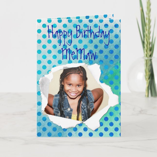 Paper Punch Shape Photo Pastel Watercolor Template (Front)