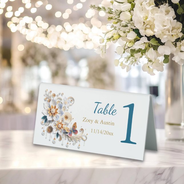 Paper Quilling Flowers Wedding Reception   (Creator Uploaded)