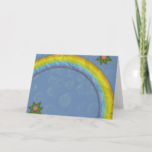 paper rainbow card