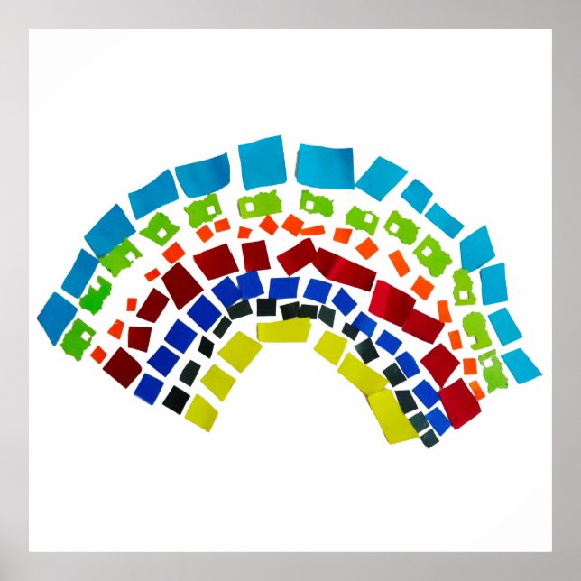 Paper rainbow poster (Front)