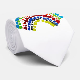 Paper rainbow tie