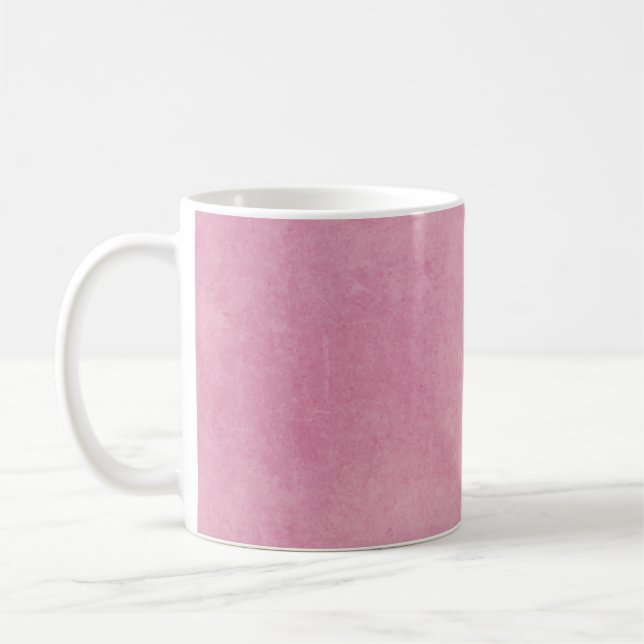 Paper rose pink texture spring coffee mug (Left)