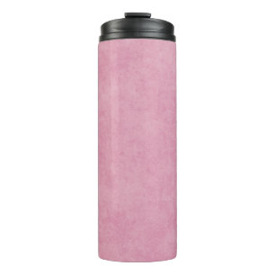 Paper rose pink texture spring thermal tumbler