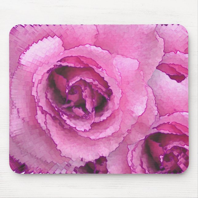 Paper Roses Mouse Mat (Front)