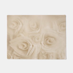 Paper Roses Sepia Doormat