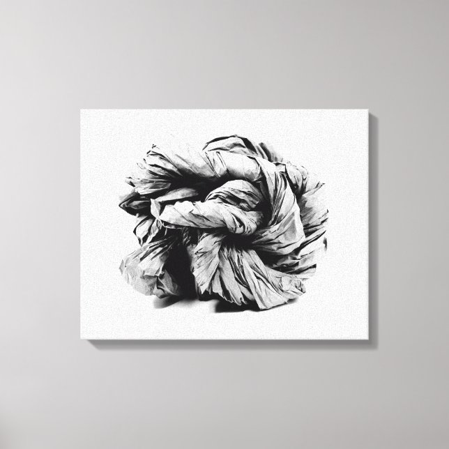 Paper Sculpture Canvas Print (Front)