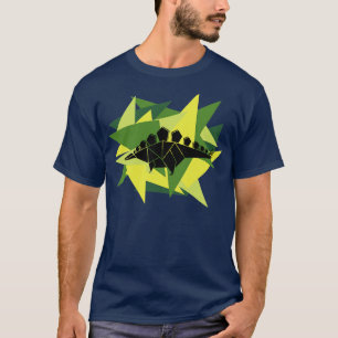 Paper Shards Origami Stegosaurus2 T-Shirt