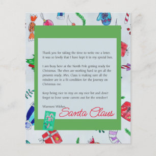 Paper Sheet Customise Santa Letter