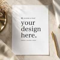 Paper Sheet | Design Upload 8.5x 11 US Letter