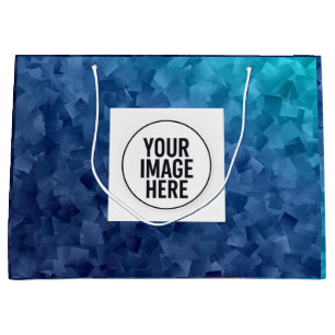 Paper Shopping Bag with Replaceable Image