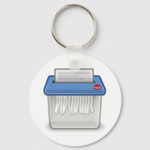 Paper Shredder Key Ring