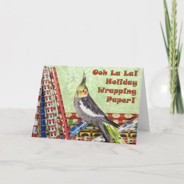 Paper Shredding Holiday Card (Front)