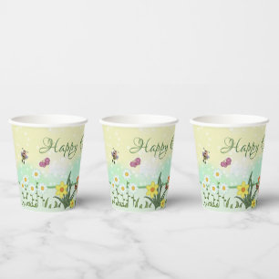 paper spring Easter Paper Cups