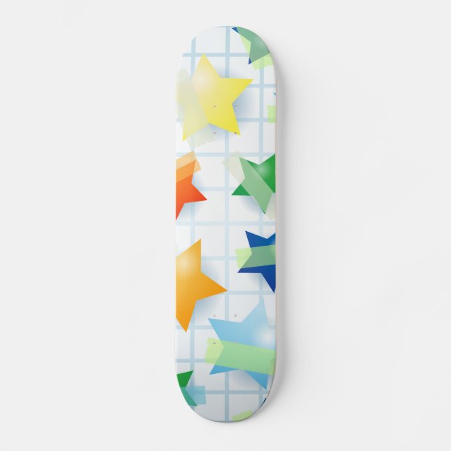 Paper stars, skate skateboard (Front)