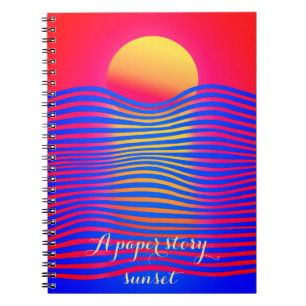 paper story: sunset notebook