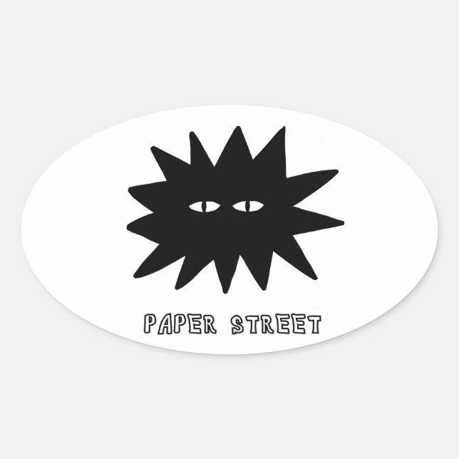 Paper Street Starface Stickers Oval (Front)