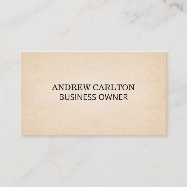 Paper Texture Background Business Card (Front)