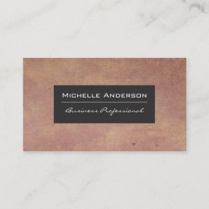 Paper Texture Dark Grey Frame Business Card