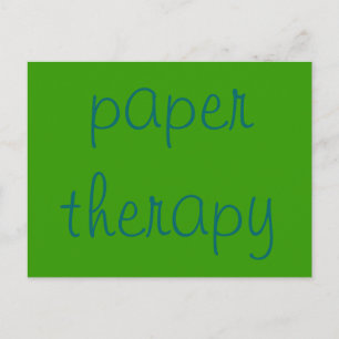 paper therapy postcard