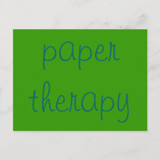 paper therapy postcard